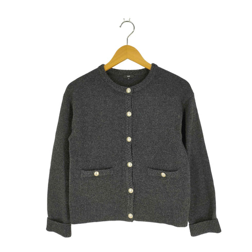 プラステ PLST 23AW エクストラファインメリノウール カーディガン レディース JPN:M