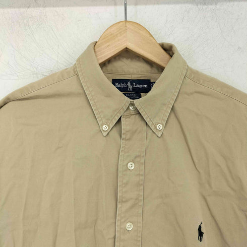 ラルフローレン RALPH LAUREN BLAKE シンガポール製 ボタンダウンシャツ メンズ import:L