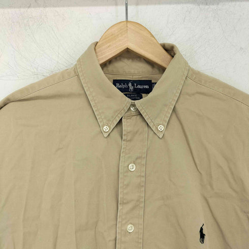 ラルフローレン RALPH LAUREN BLAKE シンガポール製 ボタンダウンシャツ メンズ import:L