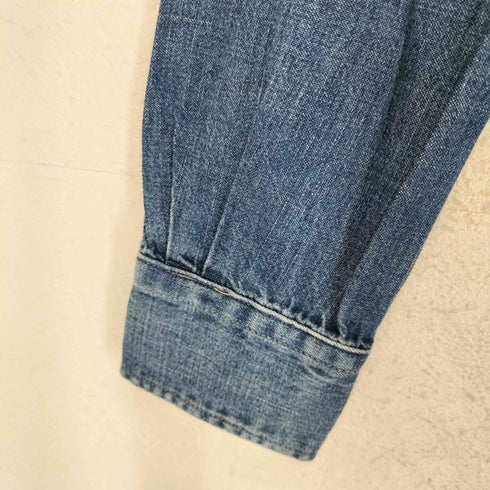 ラルフローレン RALPH LAUREN COSTOM FIT ポニー刺繍 デニムボタンダウンシャツ メンズ import:XS