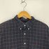 ラルフローレン RALPH LAUREN 90S CLASSIC FIT タータンチェック ポニー刺繍 B.D L/S シャツ レディース import:XL