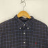 ラルフローレン RALPH LAUREN 90S CLASSIC FIT タータンチェック ポニー刺繍 B.D L/S シャツ レディース import:XL