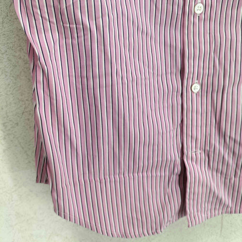 ラルフローレン RALPH LAUREN SLIM FIT ポニー刺繍 ストライプ柄 シャツ メンズ import:S