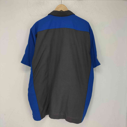 レッドキャップ RED KAP 00s 企業ロゴ ワークシャツ メンズ import:XL
