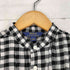 ポロラルフローレン POLO RALPH LAUREN チェック柄 プリーツデザイン バンドカラーシャツ レディース 10