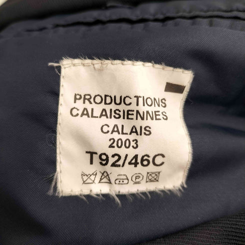 PRODUCTIONS CALAISIENNES CALAIS 金ボタン テーラードジャケット 紺ブレ メンズ T92/46C