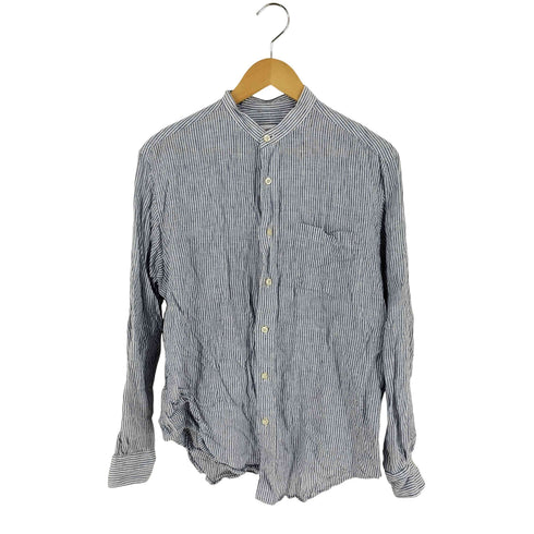 ブルックスブラザーズ BROOKS BROTHERS リネンバンドカラーシャツ メンズ import:M