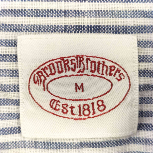 ブルックスブラザーズ BROOKS BROTHERS リネンバンドカラーシャツ メンズ import:M
