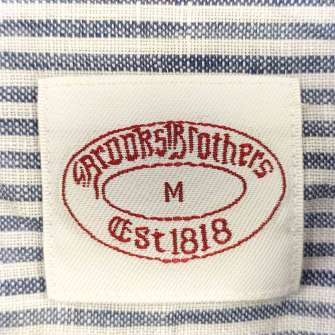 ブルックスブラザーズ BROOKS BROTHERS リネンバンドカラーシャツ メンズ import:M
