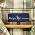 ラルフローレン RALPH LAUREN チェック柄 デザインボタン 2ポケット開襟シャツ レディース 9