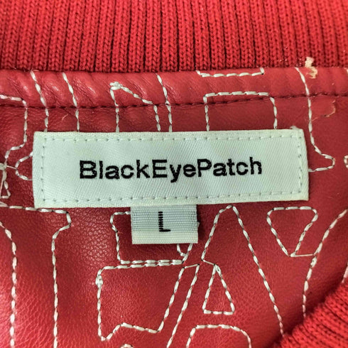 ザブラックアイパッチ THE BLACK EYE PATCH 18AW LABEL FAKE LEATHER JACKET メンズ