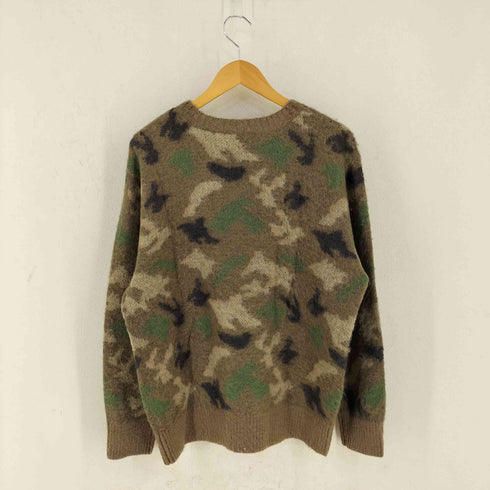 バンクスジャーナル BANKS JOURNAL MAJIC MOHAIR CAMO KNIT CREW セーター メンズ import:L