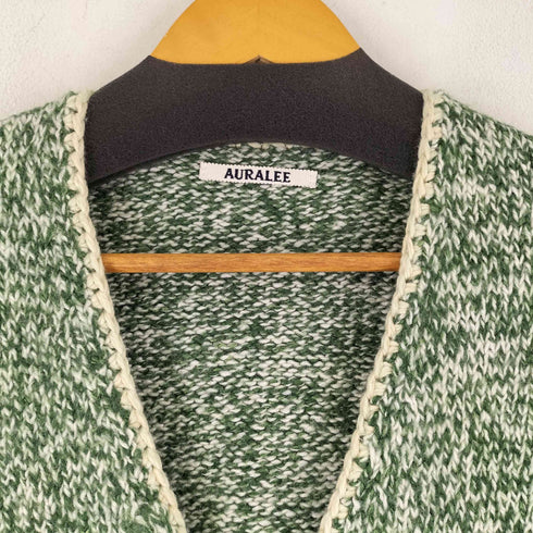 オーラリー AURALEE SILK WOOL CAMEL MIX KNIT CARDIGAN メンズ JPN:3