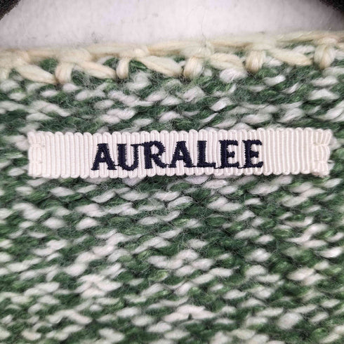 オーラリー AURALEE SILK WOOL CAMEL MIX KNIT CARDIGAN メンズ JPN:3