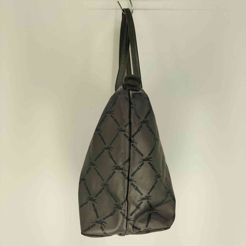 ロンシャン LONGCHAMP ロゴプリント エナメル レザー ハンドバック レディース