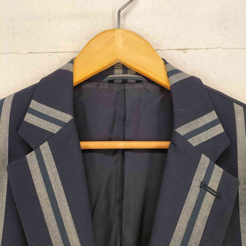 ユナイテッドトウキョウ UNITED TOKYO 2B 背抜き ストライプテーラードジャケット メンズ 1