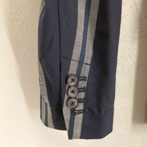 ユナイテッドトウキョウ UNITED TOKYO 2B 背抜き ストライプテーラードジャケット メンズ 1