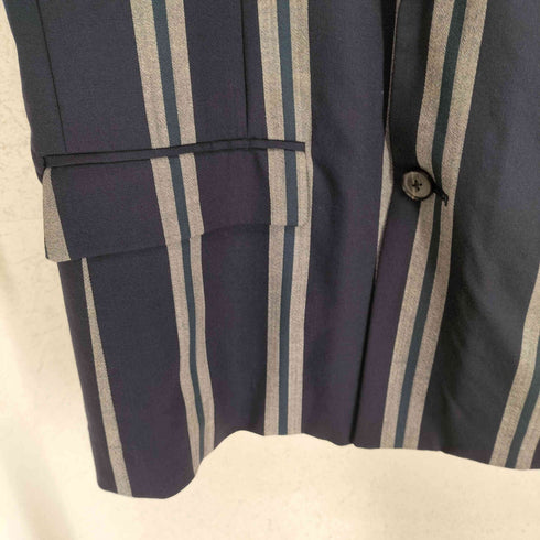 ユナイテッドトウキョウ UNITED TOKYO 2B 背抜き ストライプテーラードジャケット メンズ 1