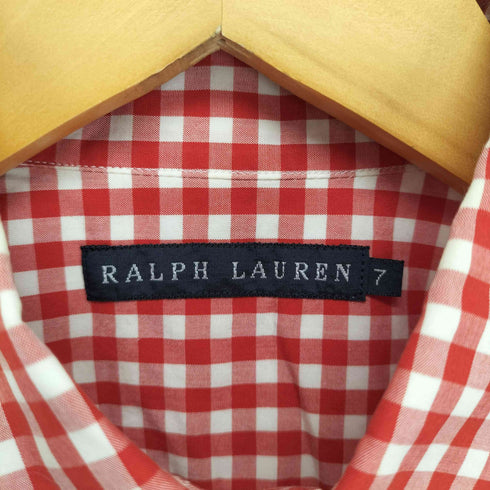 ラルフローレン RALPH LAUREN ギンガムチェック ショートスリーブシャツ レディース 7