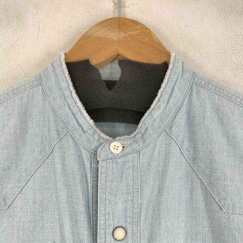 ノンネイティブ nonnative ノーカラーシャンブレーウエスタンシャツ メンズ