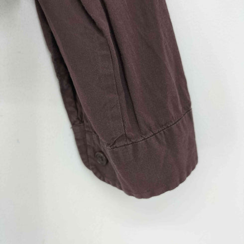 ヤエカ YAECA リネン混 プルオーバーL/S シャツ メンズ
