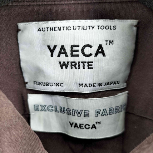 ヤエカ YAECA リネン混 プルオーバーL/S シャツ メンズ