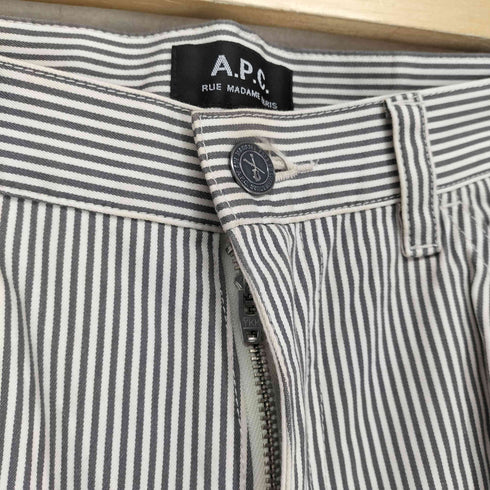 アーペーセー A.P.C. ヒッコリー柄ペインターパンツ メンズ S