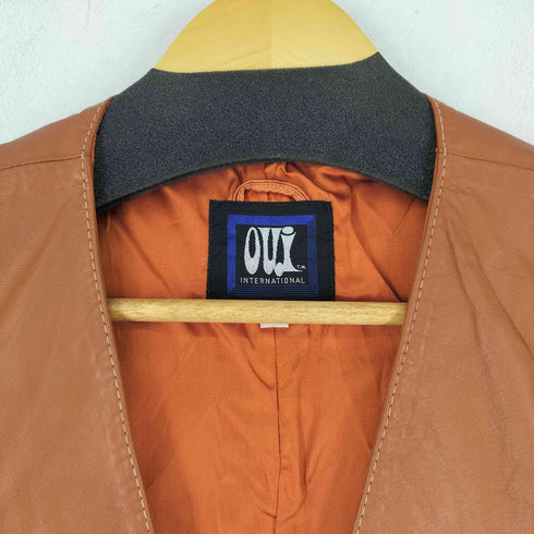 OUI INTERNATIONAL レザーベスト メンズ import:L