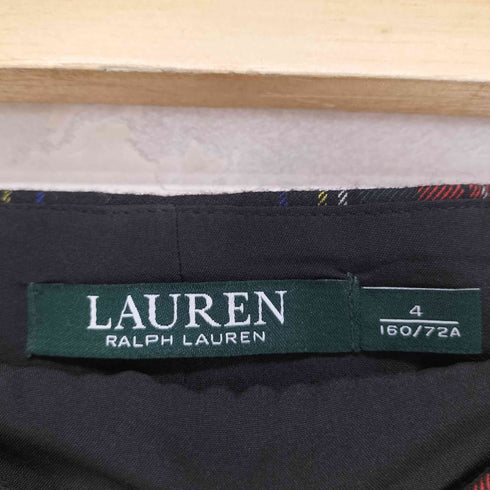 ラルフローレン RALPH LAUREN ウール混 チェックタイトスカート レディース 4
