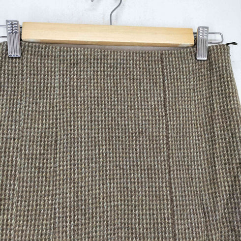 ラルフローレン RALPH LAUREN ウール混 チェックフレアスカート レディース 9