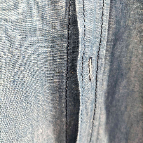 サカイ Sacai 17SS ラウンドカラーシャンブレーシャツ メンズ JPN:3