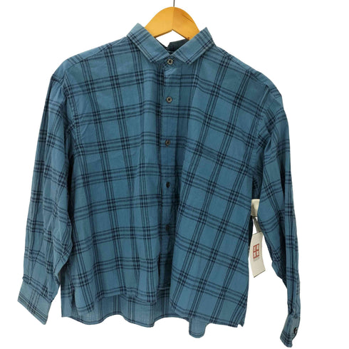 インディヴィジュアライズドシャツ individualized shirts USA製 L/S コットン チェック クロップド ワイド ボックス シャツ メンズ 15-28