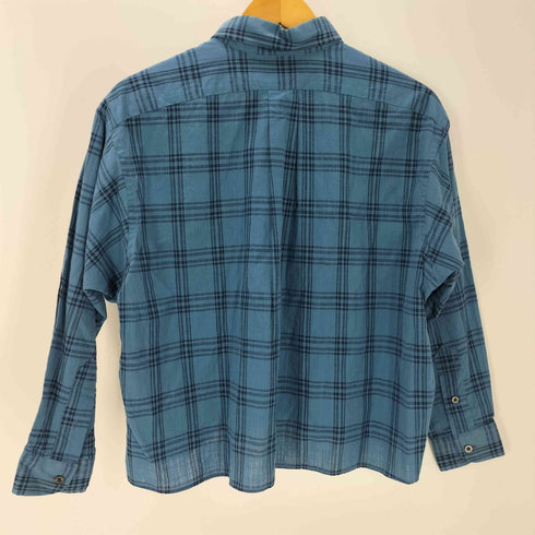 インディヴィジュアライズドシャツ individualized shirts USA製 L/S コットン チェック クロップド ワイド ボックス シャツ メンズ 15-28