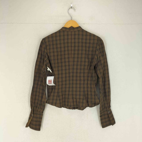 ラルフローレン RALPH LAUREN バンドカラーチェックシャツ レディース 11