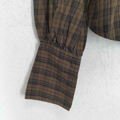 ラルフローレン RALPH LAUREN バンドカラーチェックシャツ レディース 11