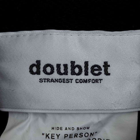 ダブレット doublet 20ss KEY PERSON 刺繍 プルオーバーパーカー メンズ JPN:M