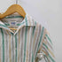 Golden Key 60-70S 開襟 オープンカラー S/S ストライプ クロップド ボックス シャツ メンズ import:M
