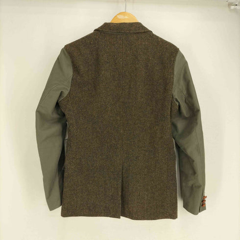ザダファーオブセントジョージ The DUFFER of ST.GEORGE MOON社製 ツイード 切替 2B テーラードジャケット メンズ import:S