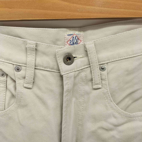 ポストオーバーオールズ POST OVERALLS 日本製 BEDFORD CORD PIKE FIVE POCKET ピケ 5ポケット パンツ メンズ JPN:XS