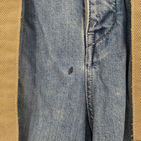 サカイ Sacai 18ss ウォッシュ加工 ベルテッド デニムショーツ メンズ 0