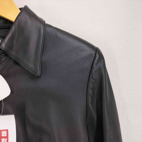 MOSAIQUE 本革 ジップアップ レザージャケット レディース