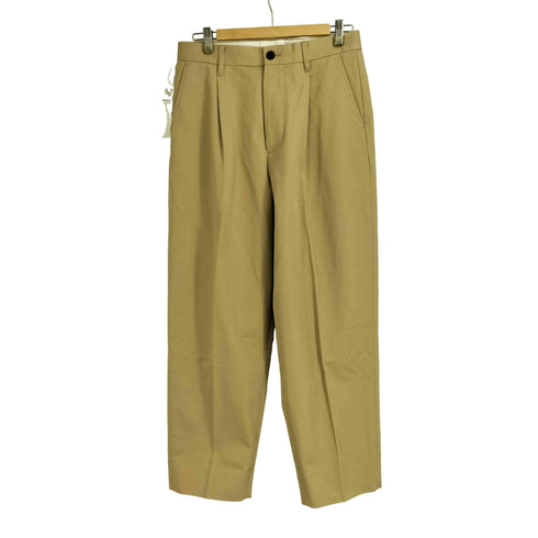 ユニバーサルプロダクツ UNIVERSAL PRODUCTS 21AW COTTON 1TUCK TROUSERS メンズ JPN:2
