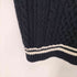 フレッドペリー FRED PERRY 刺繍ロゴ Vネック ケーブル編み チルデンニット レディース 8