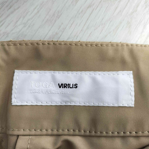 トーガビリリース TOGA VIRILIS ベルテッド2タックパンツ メンズ 44