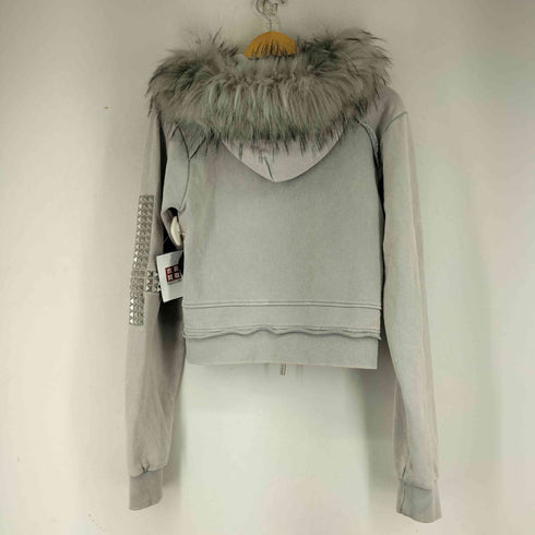 TYPE SHDE TYPE CROSS FOX FUR HOODIE GRAY メンズ JPN:S