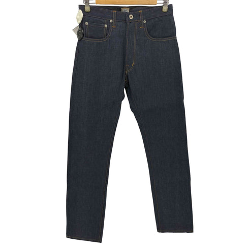 ポストオーバーオールズ POST OVERALLS USA製 RIGID SELVEDGE FIVE POCKET DENIM リジッド セルビッチ ジップフライ デニム パンツ スレキ総柄 メンズ XS