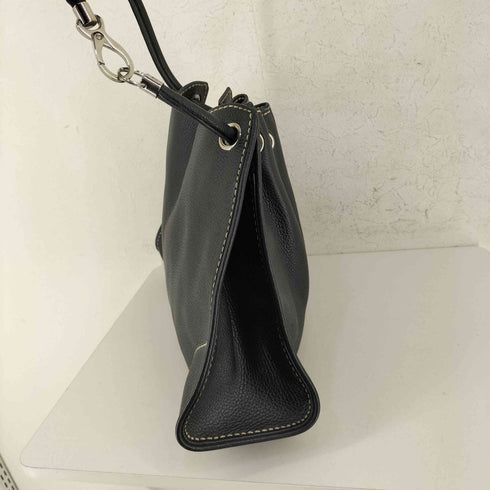 トッズ TOD’S 巾着 レザーハンドバッグ レディース