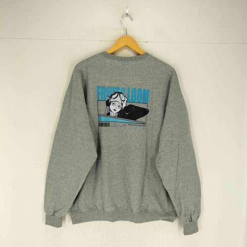 フルーツオブザルーム FRUIT OF THE LOOM EUREKA CURATION MARKET クルーネックスウェット メンズ XL