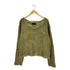 Yorkshin #12 Y2K クロス ダメージ ショート サーマルTシャツ レディース JPN:M
