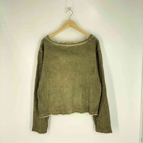 Yorkshin #12 Y2K クロス ダメージ ショート サーマルTシャツ レディース JPN:M